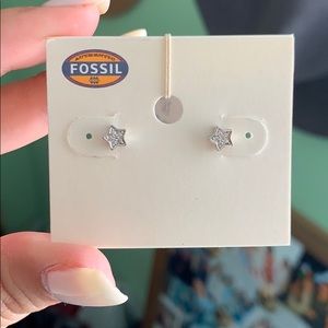 Silver star studs